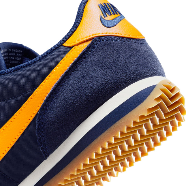 Nike Womens Cortez Textile - Midnight Navy/University Gold