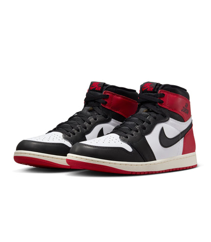 Air Jordan Mens 1 Retro High OG - Black Toe Reimagined