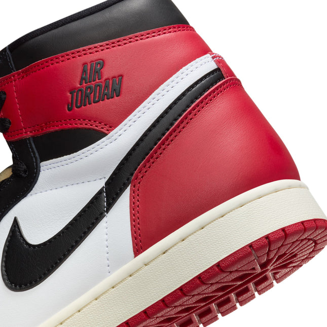 Air Jordan Mens 1 Retro High OG - Black Toe Reimagined