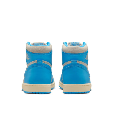 Air Jordan Hombres 1 Retro High OG Polvo Oscuro Azul/Polvo Oscuro Azul-Vela