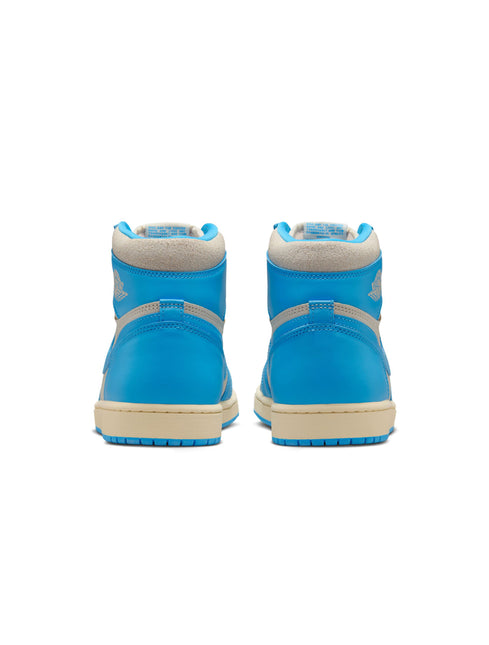 Air Jordan Hombres 1 Retro High OG Polvo Oscuro Azul/Polvo Oscuro Azul-Vela