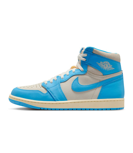 Air Jordan Hombres 1 Retro High OG Polvo Oscuro Azul/Polvo Oscuro Azul-Vela