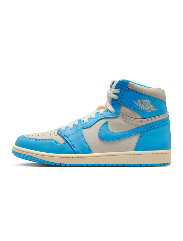 Air Jordan Hombres 1 Retro High OG Polvo Oscuro Azul/Polvo Oscuro Azul-Vela