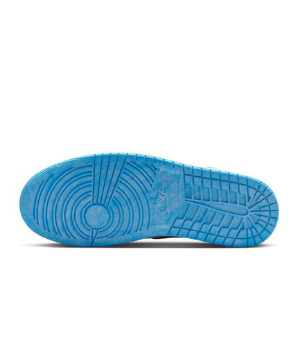 Air Jordan Hombres 1 Retro High OG Polvo Oscuro Azul/Polvo Oscuro Azul-Vela