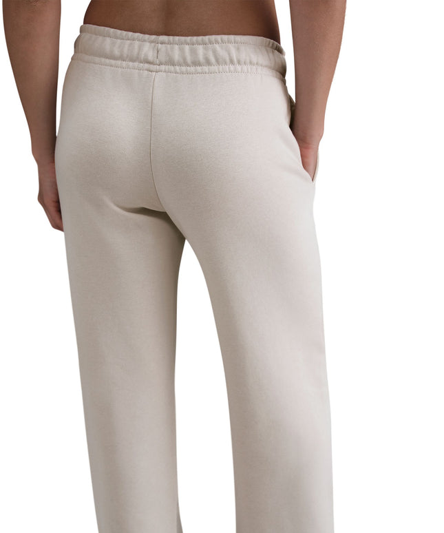 Nike Womens Mid-Rise Wide-Leg Sweatpants - Light Orewood Brown