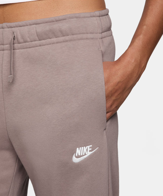 Nike Womens Mid-Rise Wide-Leg Sweatpants - Malt