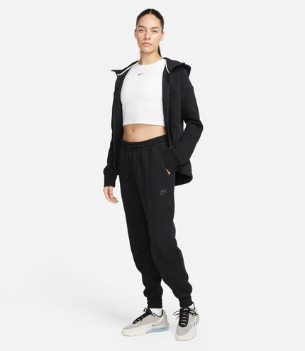 Chaqueta cortavientos Nike Sportswear Tech Fleece para mujer, color negro