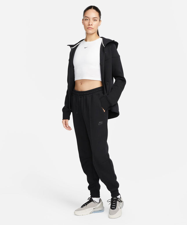 Chaqueta cortavientos Nike Sportswear Tech Fleece para mujer, color negro