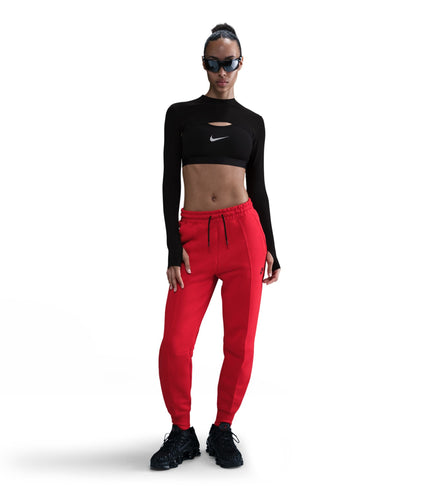 Nike Womens Sportswear Tech Fleece Joggers - University Red/Black