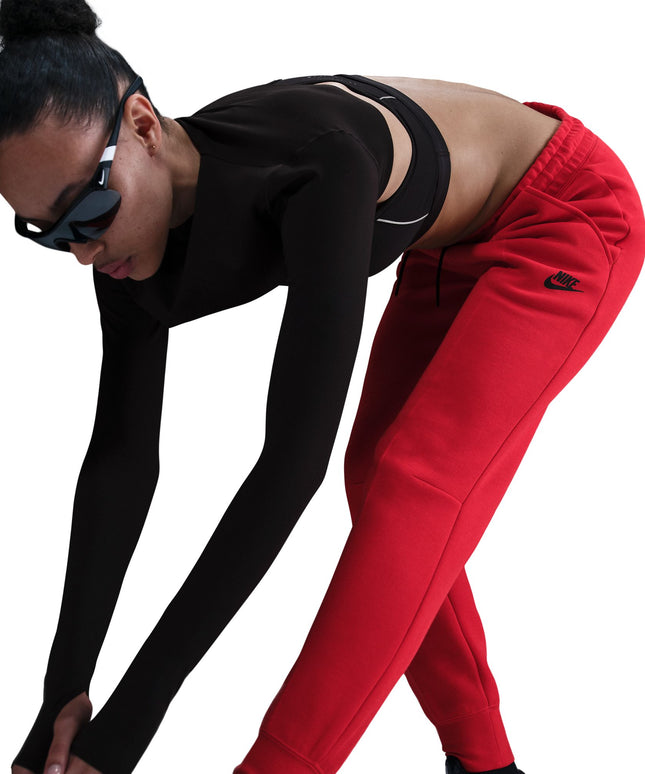 Nike Womens Sportswear Tech Fleece Joggers - University Red/Black