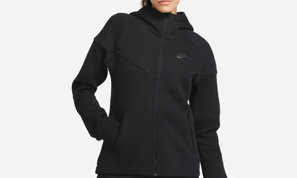 Sudadera con capucha Nike Sportswear Tech Fleece para mujer - Negra
