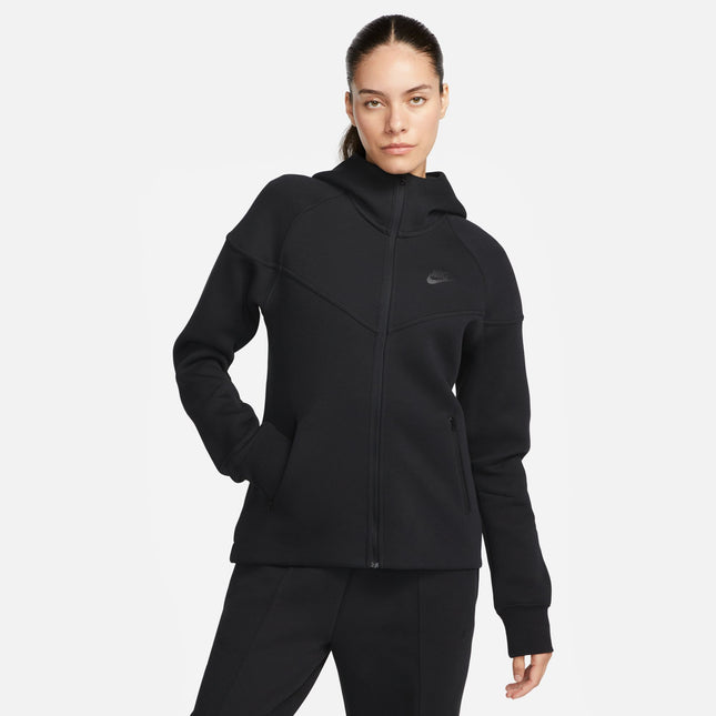 Nike Womens Sportswear Tech Fleece Hoodie - Black