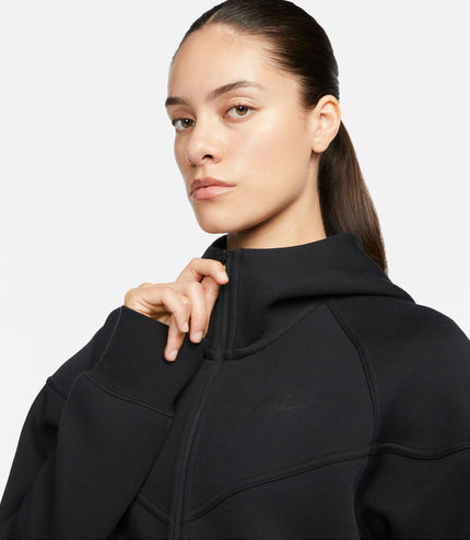 Nike Womens Sportswear Tech Fleece Hoodie - Black