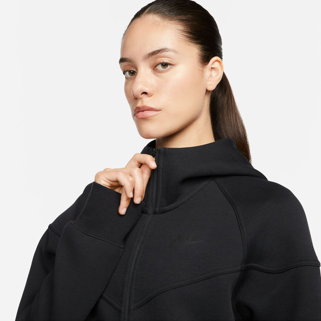 Nike Womens Sportswear Tech Fleece Hoodie - Black