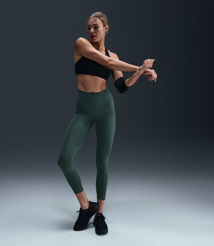 Nike Womens Therma-Fit One Leggings - Vintage Green/White