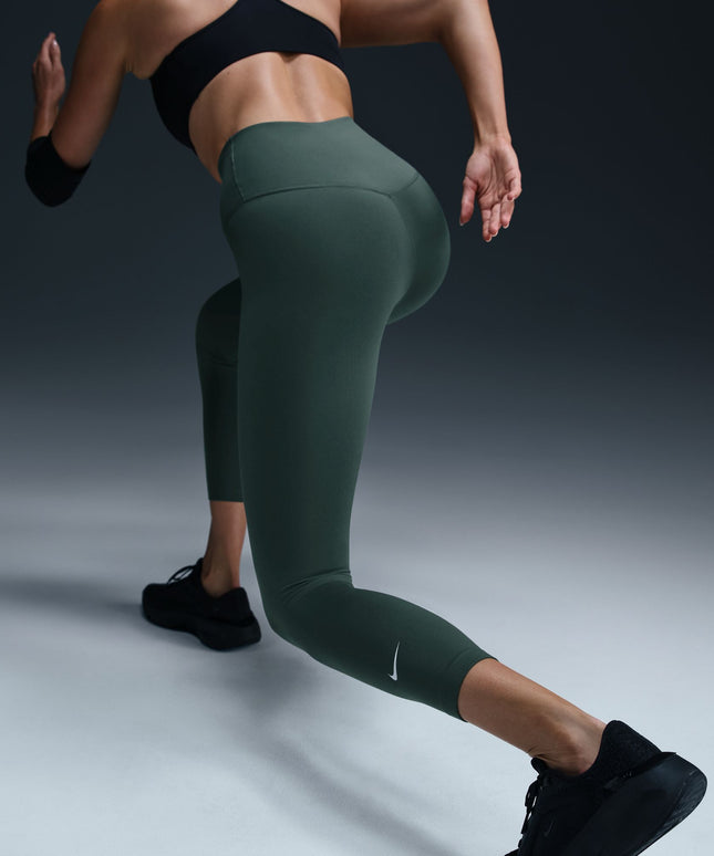 Nike Womens Therma-Fit One Leggings - Vintage Green/White