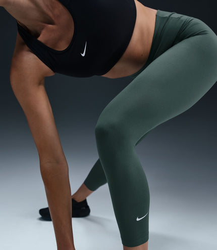 Nike Womens Therma-Fit One Leggings - Vintage Green/White