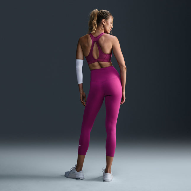 Nike Womens Therma-Fit One Hot Leggings - Fuchsia/White