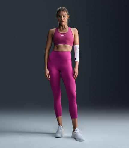 Nike Womens Therma-Fit One Hot Leggings - Fuchsia/White