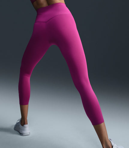 Nike Womens Therma-Fit One Hot Leggings - Fuchsia/White