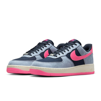 Nike Men’s Air Force 1 '07 LX - Dark Obsidian/Pink Blast