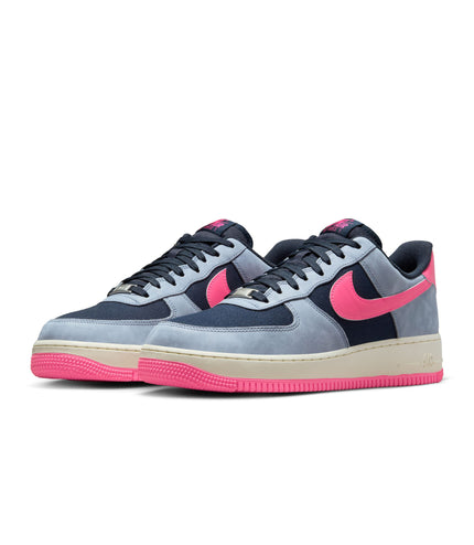 Nike Men’s Air Force 1 '07 LX - Dark Obsidian/Pink Blast