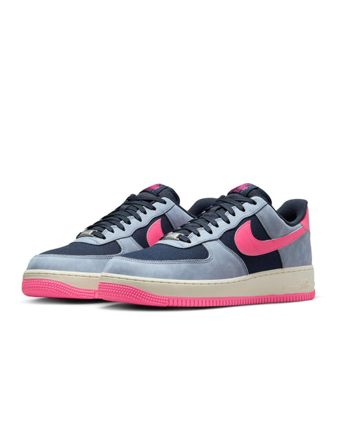 Nike Men’s Air Force 1 '07 LX - Dark Obsidian/Pink Blast