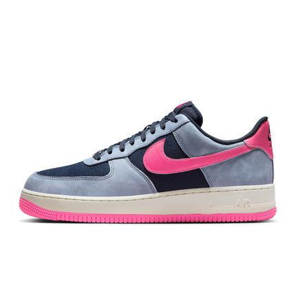 Nike Men’s Air Force 1 '07 LX - Dark Obsidian/Pink Blast