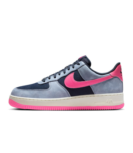 Nike Men’s Air Force 1 '07 LX - Dark Obsidian/Pink Blast