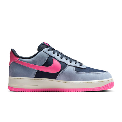 Nike Men’s Air Force 1 '07 LX - Dark Obsidian/Pink Blast