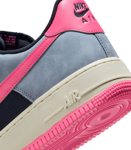 Nike Men’s Air Force 1 '07 LX - Dark Obsidian/Pink Blast