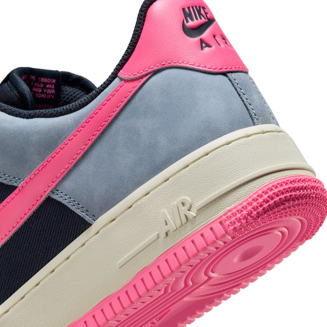 Nike Men’s Air Force 1 '07 LX - Dark Obsidian/Pink Blast