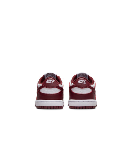 Nike (TD) Dunk Low - White/Redwood