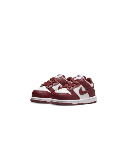 Nike (TD) Dunk Low - White/Redwood