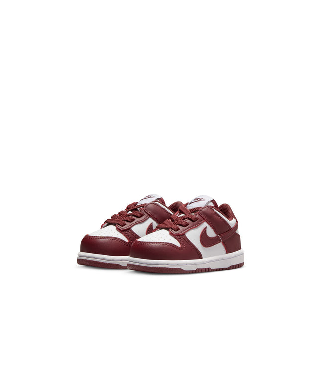 Nike (TD) Dunk Low - White/Redwood
