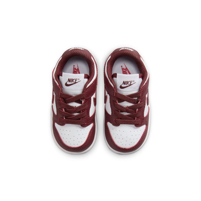 Nike (TD) Dunk Low - White/Redwood