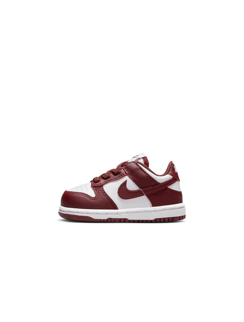 Nike (TD) Dunk Low - White/Redwood