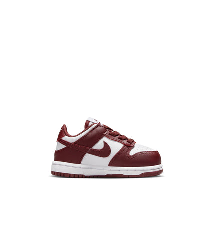 Nike (TD) Dunk Low - White/Redwood