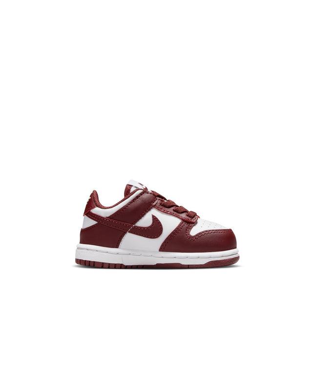 Nike (TD) Dunk Low - White/Redwood