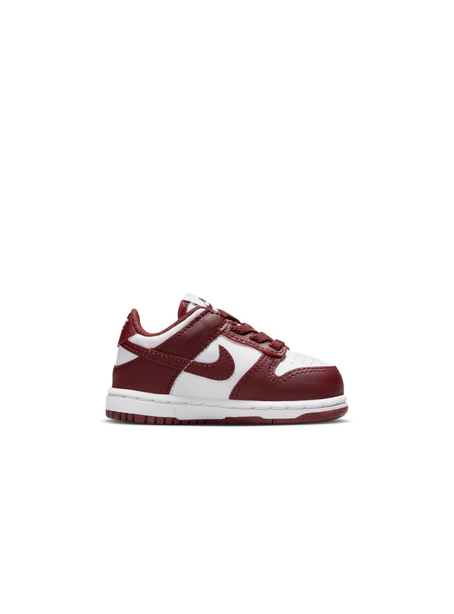 Nike (TD) Dunk Low - White/Redwood