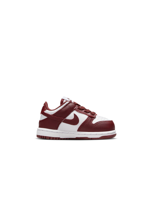 Nike (TD) Dunk Low - White/Redwood