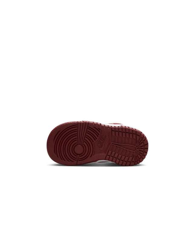 Nike (TD) Dunk Low - White/Redwood