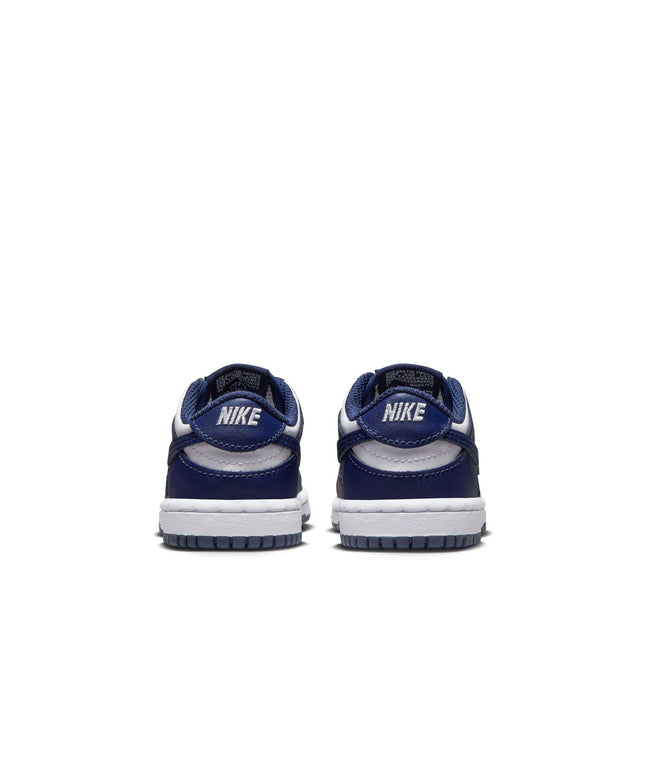 Nike (TD) Dunk Low - White/Midnight Navy
