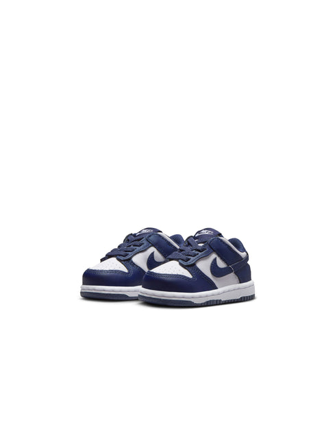 Nike (TD) Dunk Low - White/Midnight Navy