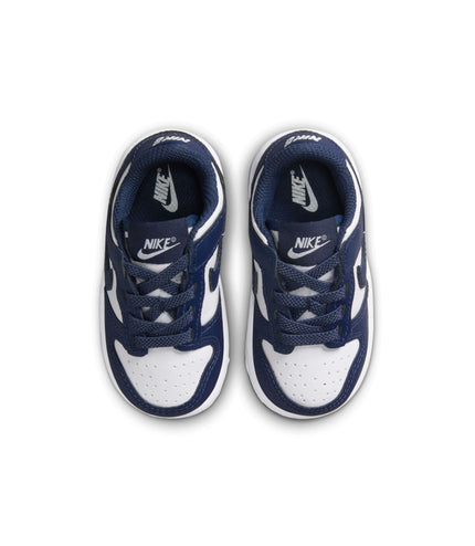 Nike (TD) Dunk Low - White/Midnight Navy