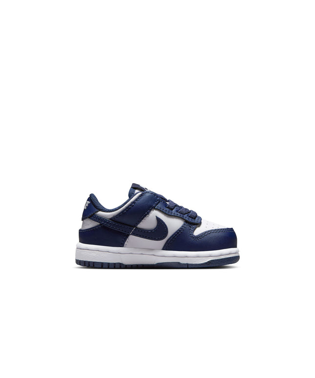 Nike (TD) Dunk Low - White/Midnight Navy