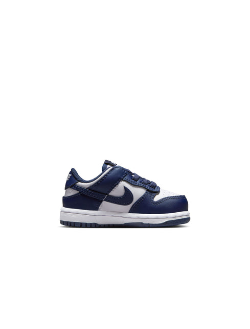 Nike (TD) Dunk Low - White/Midnight Navy