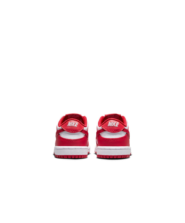 Nike (TD) Dunk Low - White/University Red