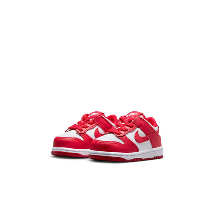Nike (TD) Dunk Low - White/University Red