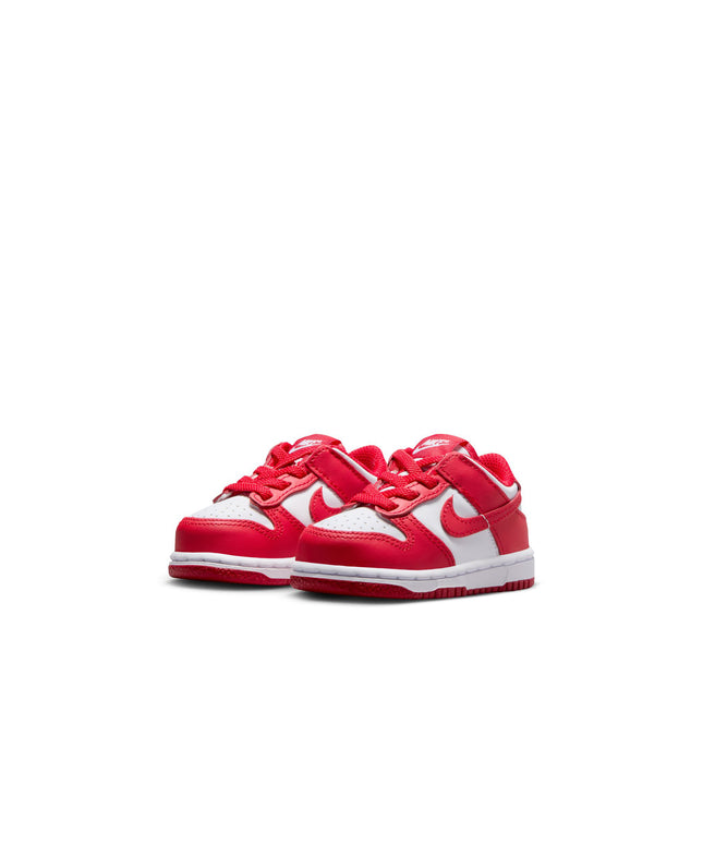 Nike (TD) Dunk Low - White/University Red